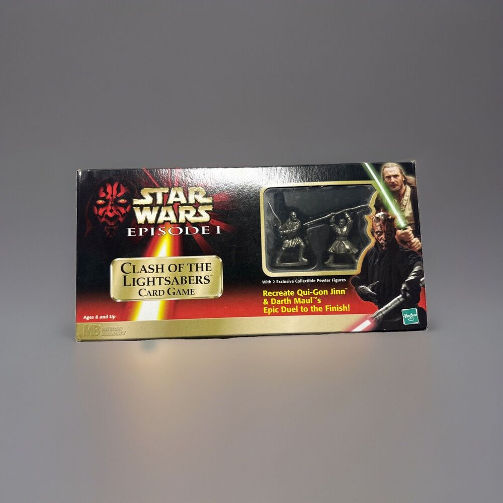 Star Wars Episode 1 CLASH OF THE LIGHTSABERS CARD GAME Vintage 1999 NEW